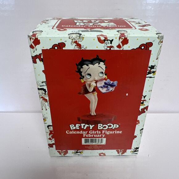 Betty Boop Calendar Girl Figurine February 2007 With Original Box Rare #10893 - Picture 1 of 9